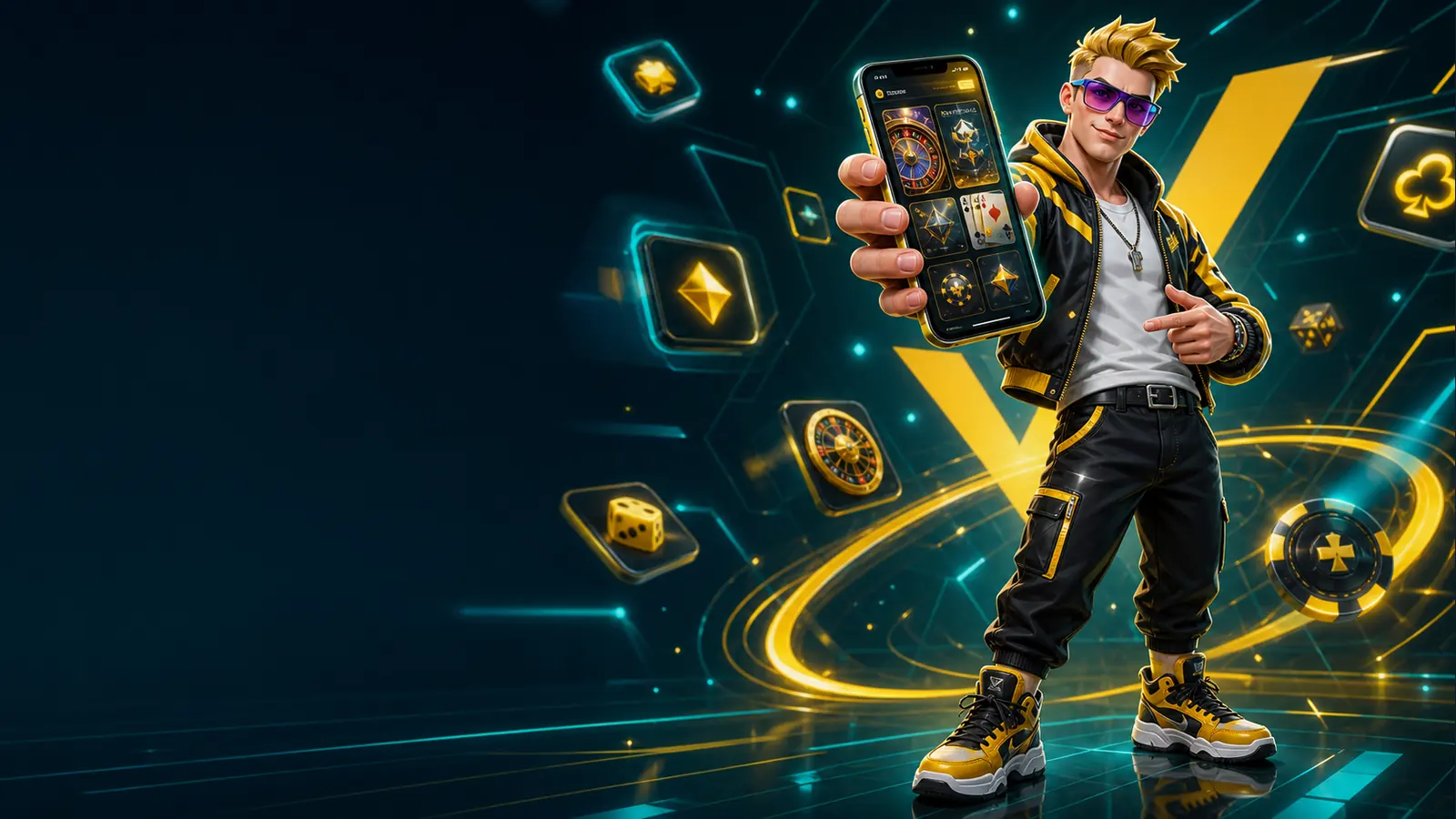 PlayBaze mobile site em smartphone para jogadores de Portugal