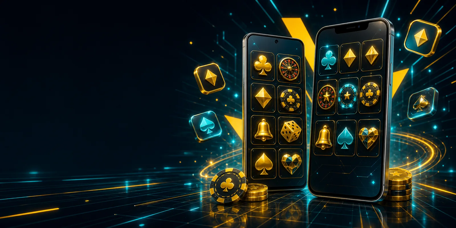 Banner de instalação PlayBaze com dois smartphones